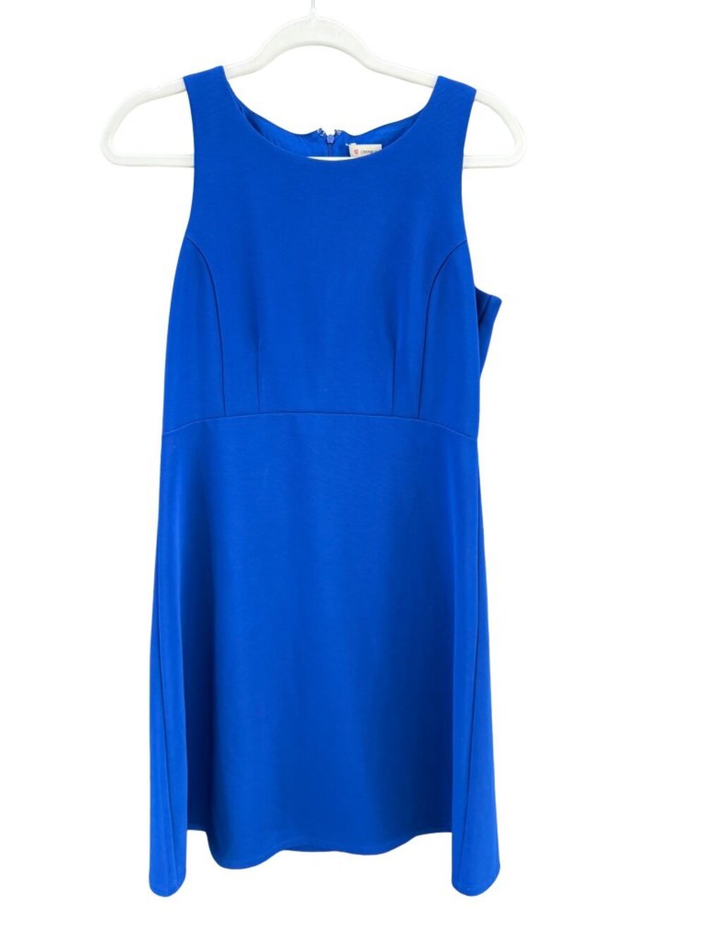 Cremieux Royal Blue Sheath Dress Women's Small Sleeveless Fit & Flare Career